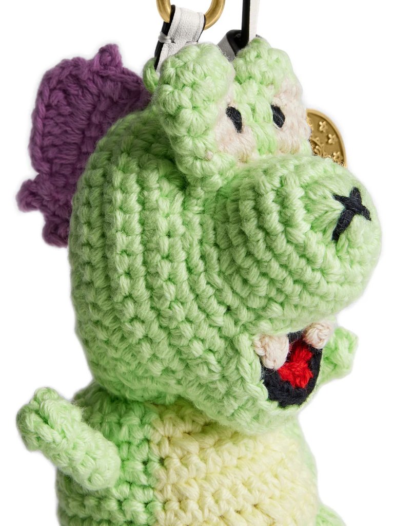 Brain Dead X Coach Darby Dino Crochet Bag Charm - Multi